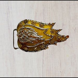 Belt Buckle Fire Flame BRAND NEW